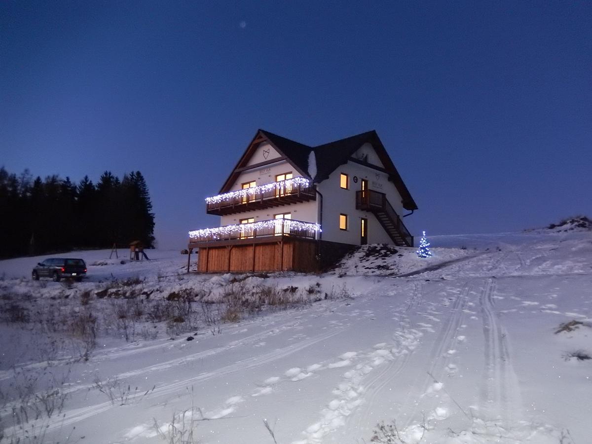 Horske Apartmany Bily Vlk Vaclavov u Bruntalu Bagian luar foto